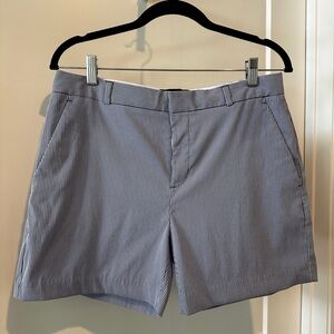 Like New Banana Republic Blue and White Gingham Shorts Size 8